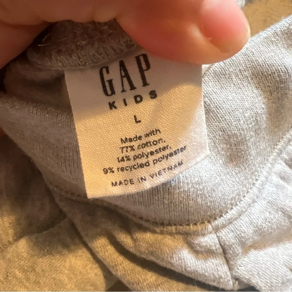 GAP kids sweatpants light grey size L